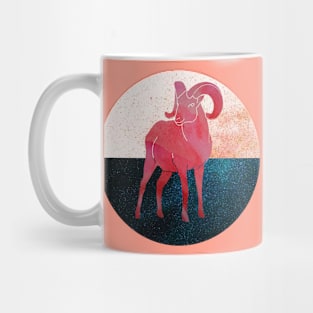 Watercolor Aries Mug